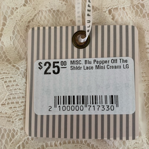 Off the Shoulder Lace Shirt - Picture 3 of 4